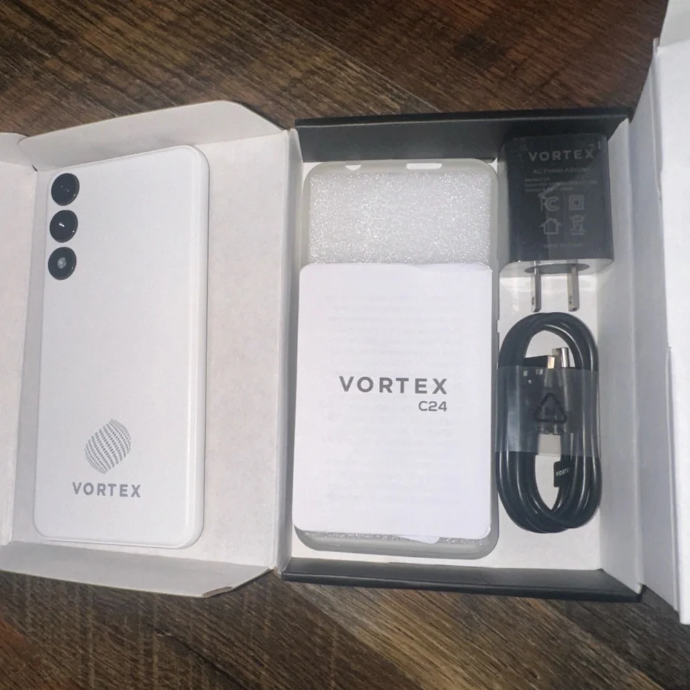 Vortex C24 Android 14 Smartphone - Black